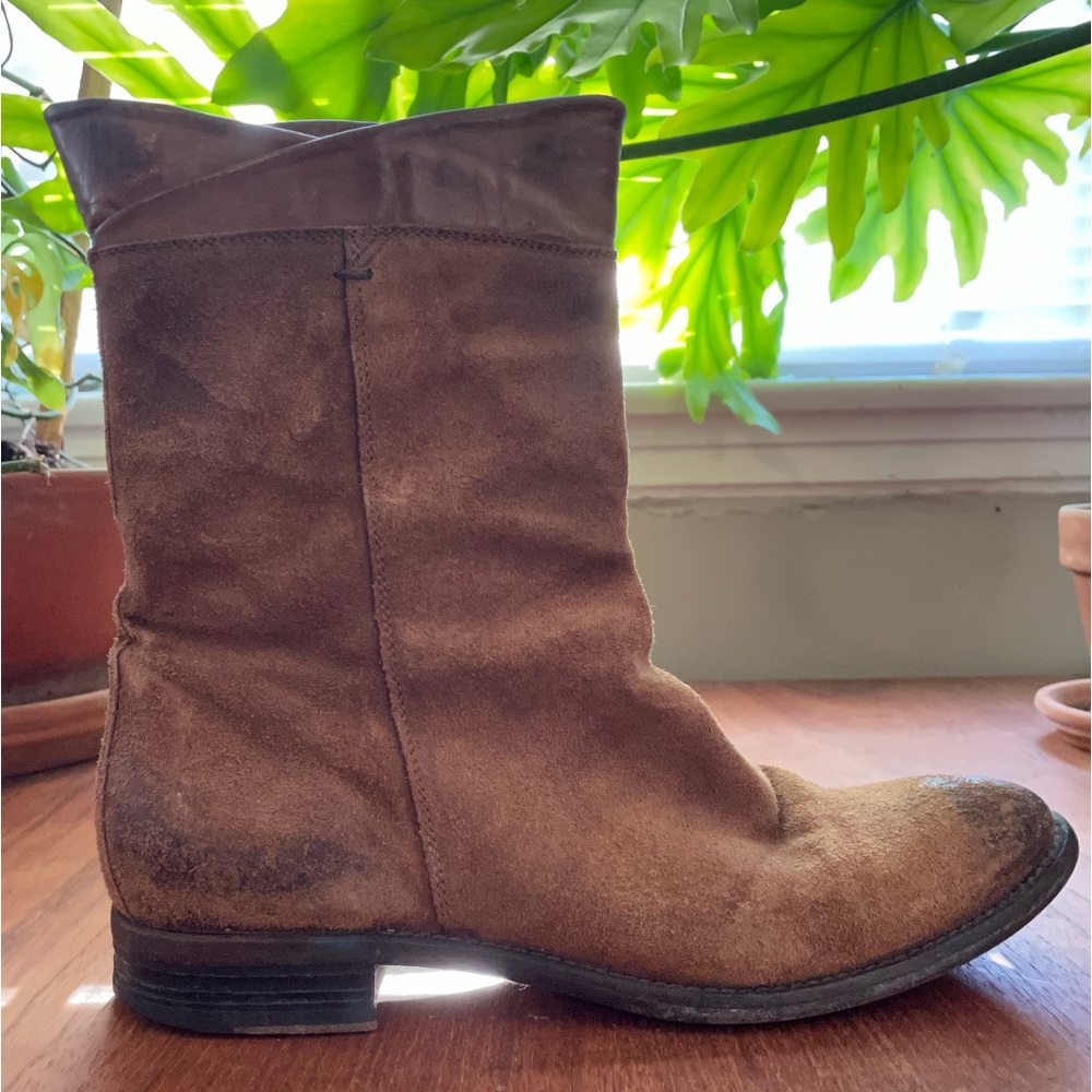 Pantanetti Italian Leather Boots, Size 7.5